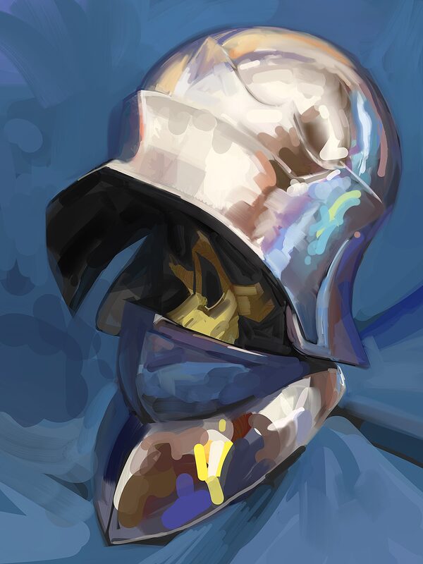 Painting by Dan Dusco, made in Kala Paint