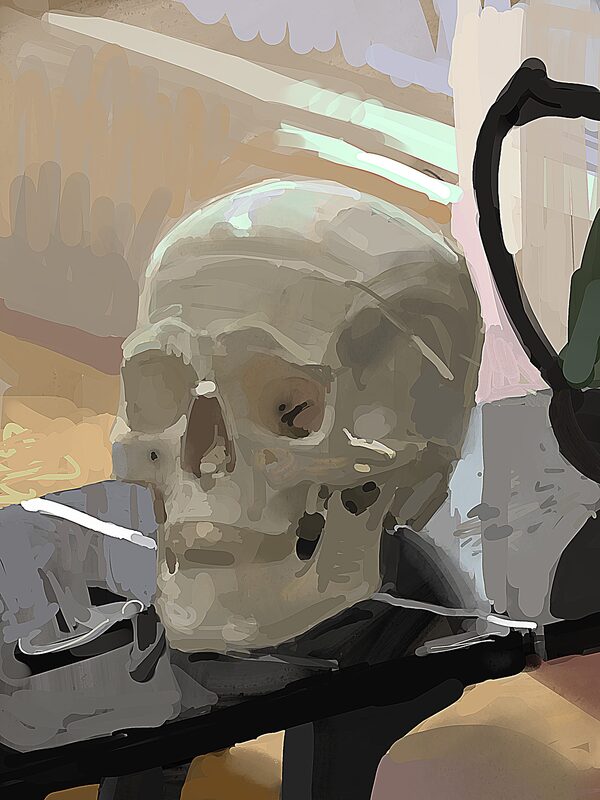 Painting by Devin Korwin, made in Kala Paint
